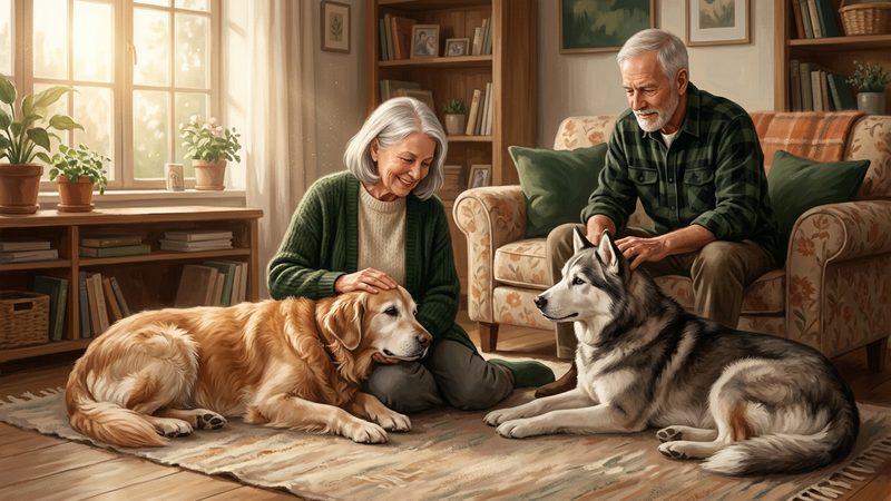 大型犬・犬種別の注意点 ── ゴールデンレトリバーとハスキーの場合｜シニア犬の犬3歳 人間年齢