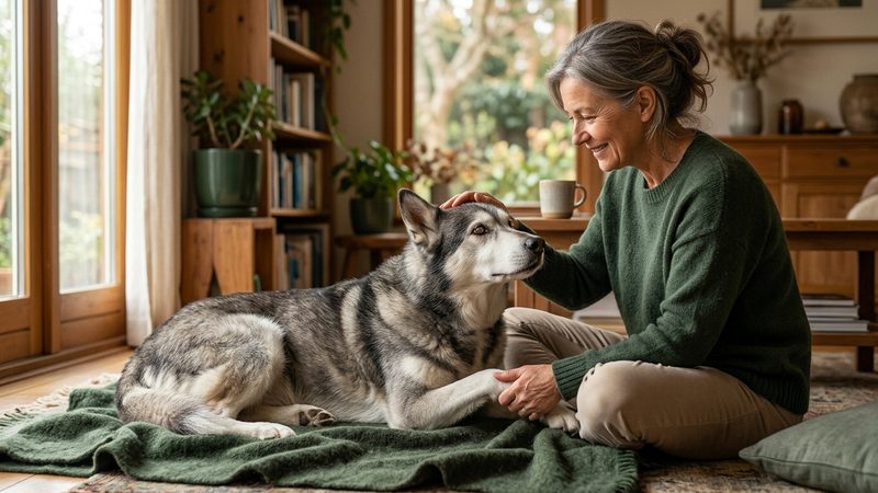 ハスキーがシニア期に入るのはいつ？老化のサインを見逃さないために｜シニア犬のハスキー 老犬 注意
