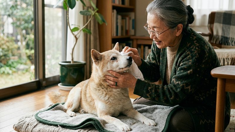 シニア犬の目やにが急に増える「本当の理由」｜シニア犬のシニア犬 目やに 急に増えた