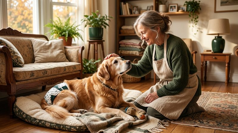 老犬にオムツが必要になる3つのサイン|シニア犬の老犬 介護 オムツ