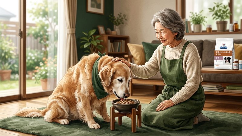 老犬が腎臓病になったとき、食事で何が「変わる」のか|シニア犬の老犬 腎臓病 食事