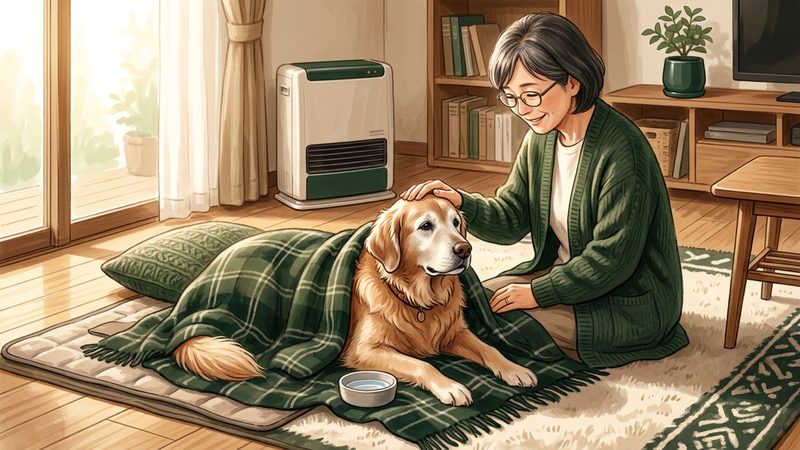 シニア犬の寒さ対策5選｜シニア犬のシニア犬 寒さ 対策