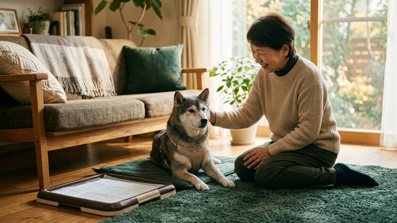 今日から始められる！シニア犬のトイレ失敗対策6つ｜シニア犬のシニア犬 トイレ 失敗