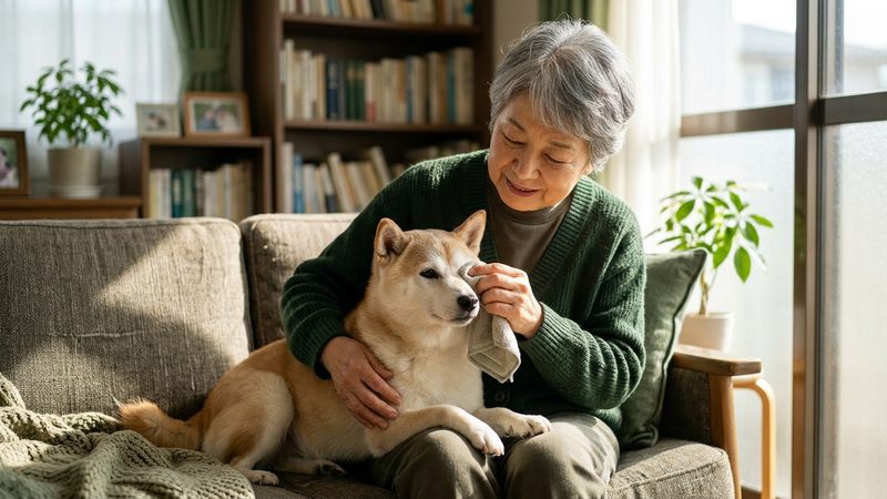 目やにの「色と状態」で危険度を見分ける方法｜シニア犬のシニア犬 目やに 急に増えた