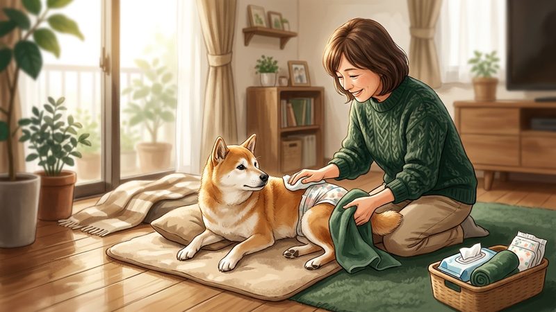 今日から始められる！排泄ケアを楽にする5つの方法｜シニア犬の老犬 介護 うんち