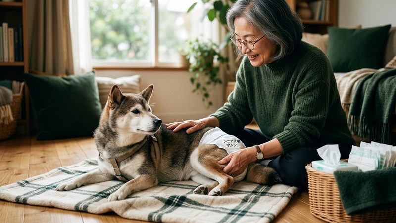 老犬介護オムツの正しい選び方|シニア犬の老犬 介護 オムツ