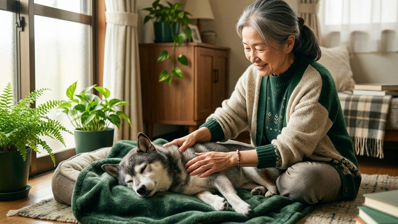 シニア犬マッサージの正しい5ステップ|シニア犬のシニア犬 マッサージ 方法