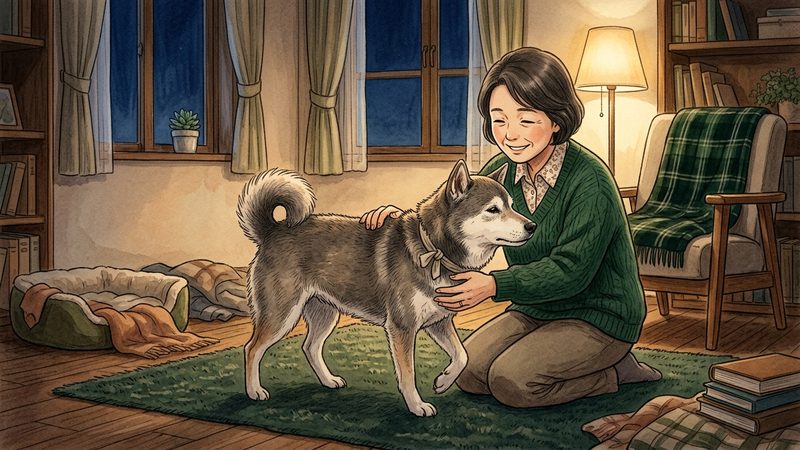 こんな症状が出たら、すぐに動物病院へ｜シニア犬の老犬 徘徊 夜