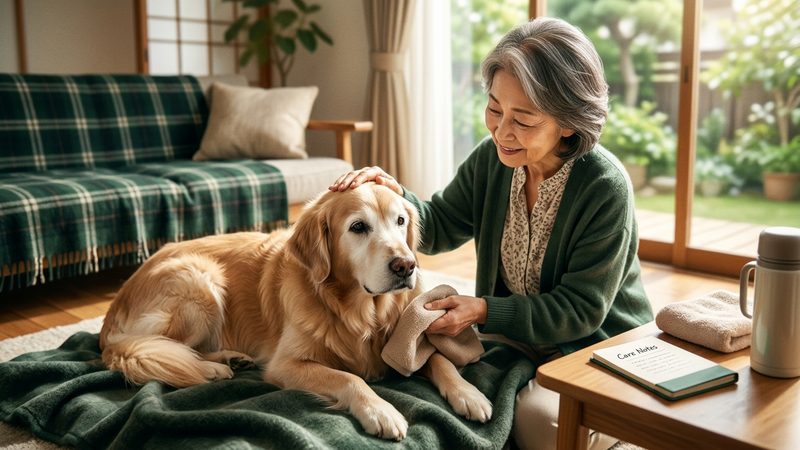 自宅でできるケアと「すぐ受診すべき」症状の見極め方｜シニア犬の老犬 下痢寿命