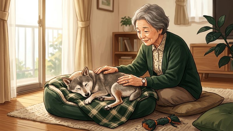 老衰の段階別ケア|症状が進んだとき飼い主さんにできること|シニア犬の老犬 老衰 症状