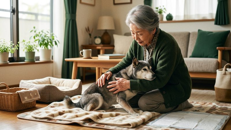 こんな症状は見逃せない！受診すべきサイン｜シニア犬の老犬 介護 うんち