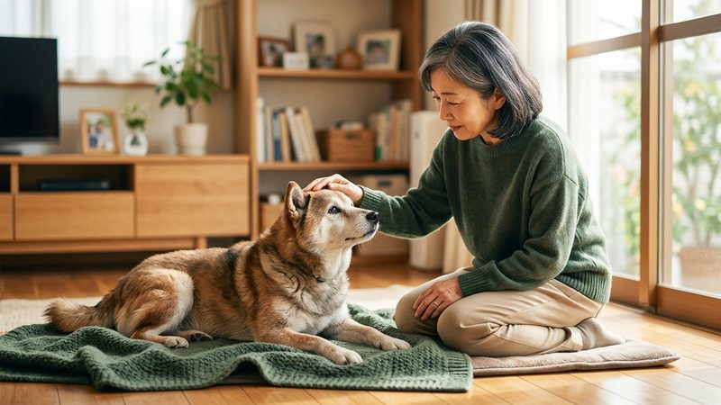 介護が始まったとき、多くの飼い主さんが最初に戸惑うこと｜シニア犬の老犬 介護 始まり サイン