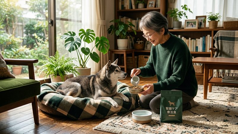 受診すべきサインと自宅でできる観察のポイント|シニア犬の老犬 腎臓病 食事