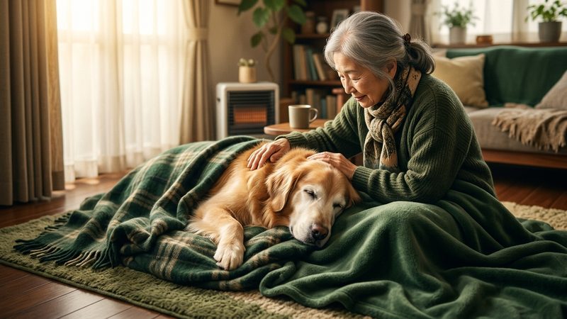 大型犬の寒さ対策｜「寒さに強い犬種」という思い込みが危険｜シニア犬のシニア犬 寒さ 対策