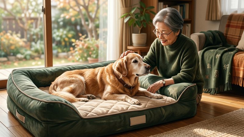 大型犬の介護ベッド選び|犬種別の注意点|シニア犬の老犬 介護ベッド