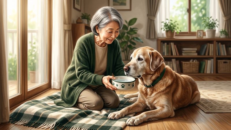 大型犬が特に注意したい脱水のリスクと犬種別ポイント|シニア犬の老犬 脱水 症状