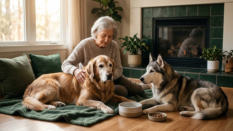 大型犬・犬種別の注意点｜ゴールデンレトリバーとハスキーの場合｜シニア犬のシニア犬 水を飲まない
