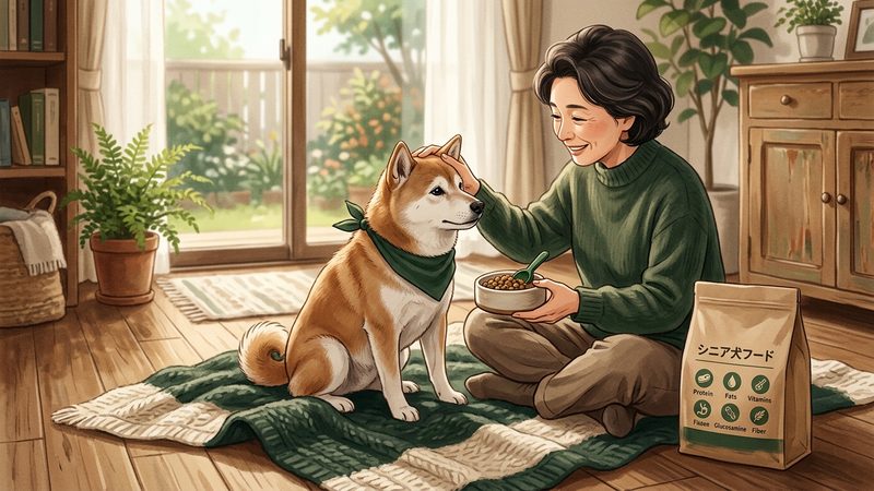 シニア犬フードで必ず確認したい「5つの栄養成分」|シニア犬のシニア犬 フード