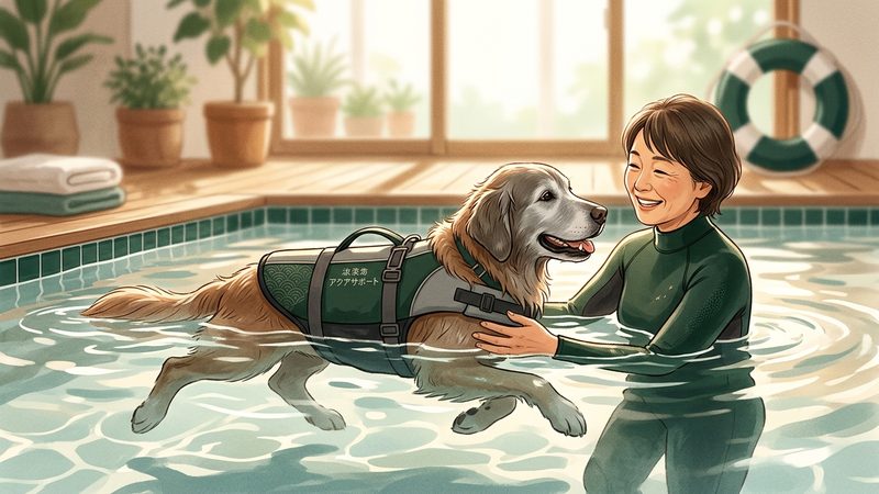 老犬に遊泳運動が「特別な効果」をもたらす本当の理由｜シニア犬の老犬 遊泳運動