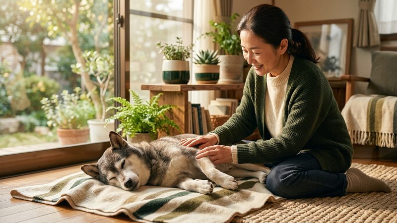 老犬にマッサージが必要な「本当の理由」｜シニア犬の老犬 マッサージ