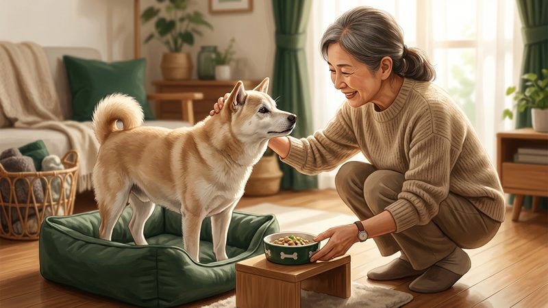 シニア犬の体が変わると、ご飯の与え方も変えるべき理由｜シニア犬のシニア犬 ご飯