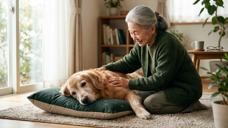 老犬に介護クッションが必要になる「本当のサイン」|シニア犬の老犬 介護クッション