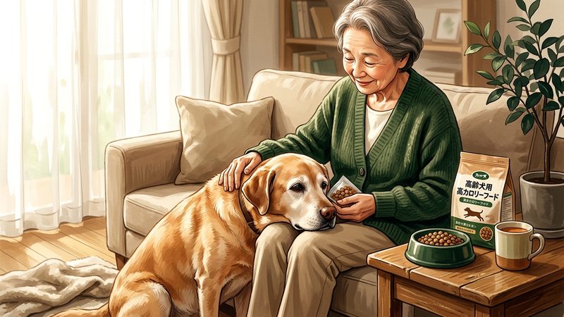シニア犬に高カロリーフードは必要?判断のカギになる「体のサイン」とは|シニア犬のシニア犬 高カロリー フード