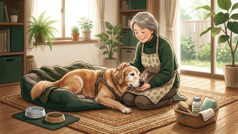 老犬の介護で「最初に必要なもの」とは?|シニア犬の老犬 介護 必要なもの