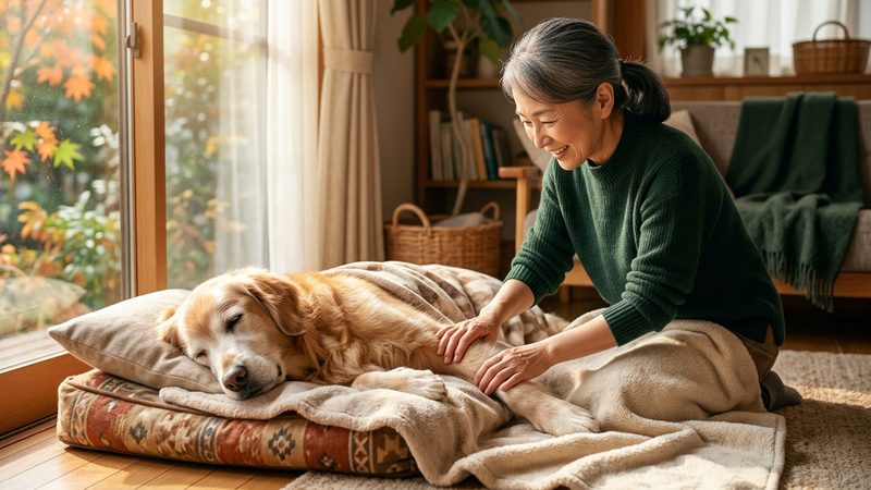 なぜ寝たきりの老犬にマッサージが必要なのか|シニア犬の老犬 マッサージ 寝たきり