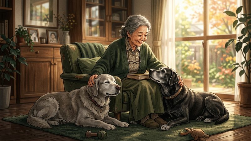 「うちの子はどっちのタイプ？」性格と行動の本当の違い｜シニア犬のゴールデン ラブラドール違い