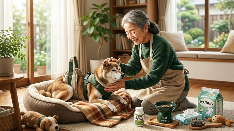 老犬介護用品カテゴリ別の選び方と活用のポイント｜シニア犬の老犬 介護用品