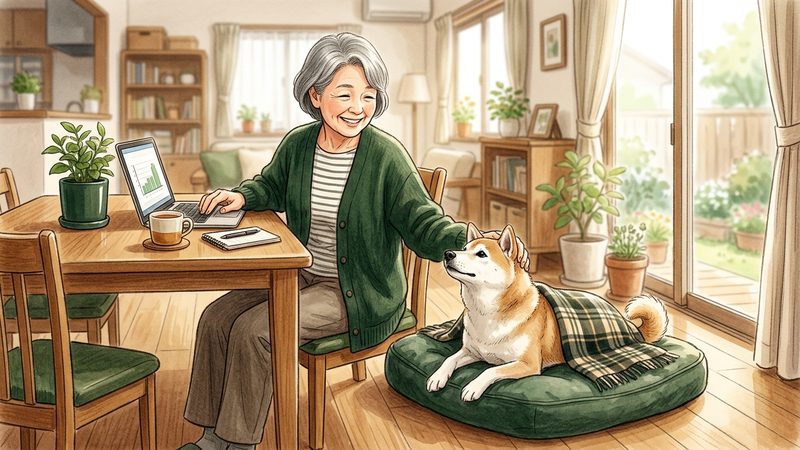 仕事を辞めずに愛犬を守る6つの方法｜シニア犬の老犬 介護 仕事 両立