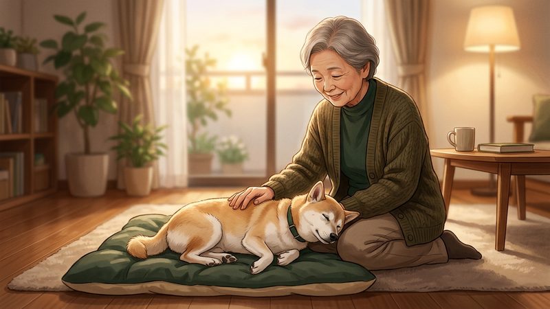 今日から試せる!夜中徘徊を和らげる自宅ケア|シニア犬の老犬 夜中徘徊