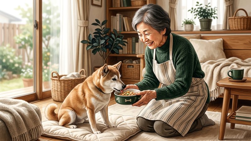 シニア犬のごはんの「量と回数」はどう変える？｜シニア犬のシニア犬 ごはん