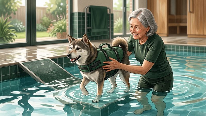 始め方ガイド｜水慣れから本格的な水中ウォーキングまでのステップ｜シニア犬の老犬 遊泳運動