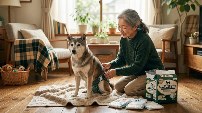 失敗しないオムツの種類とサイズの選び方|シニア犬のシニア犬 オムツ