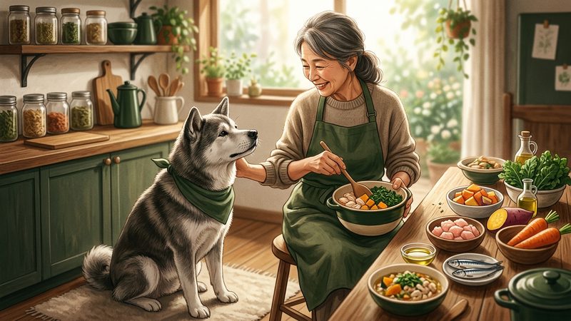 ハイシニア犬の手作りフードに使える食材と避けるべき食材|シニア犬のハイシニア 犬 フード 手作り