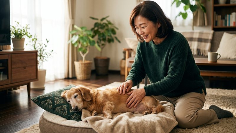 老犬の便秘マッサージ|正しい4つのやり方|シニア犬の老犬 便秘 マッサージ