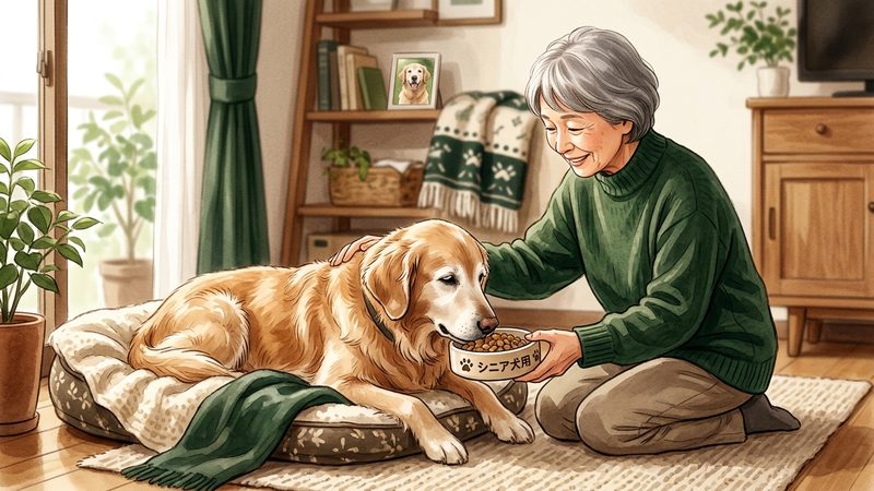 シニア犬フードへの切り替えタイミングと正しい方法|シニア犬のシニア犬 フード