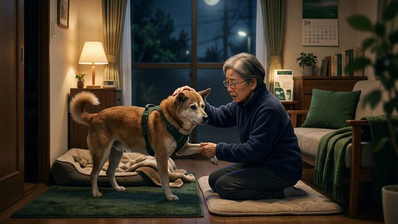動物病院に行くべきタイミング|シニア犬の老犬 夜中徘徊
