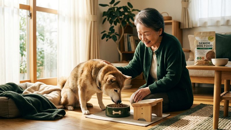 シニア犬のフードの選び方｜成分・形状・切り替え方のポイント｜シニア犬のシニア犬 ご飯