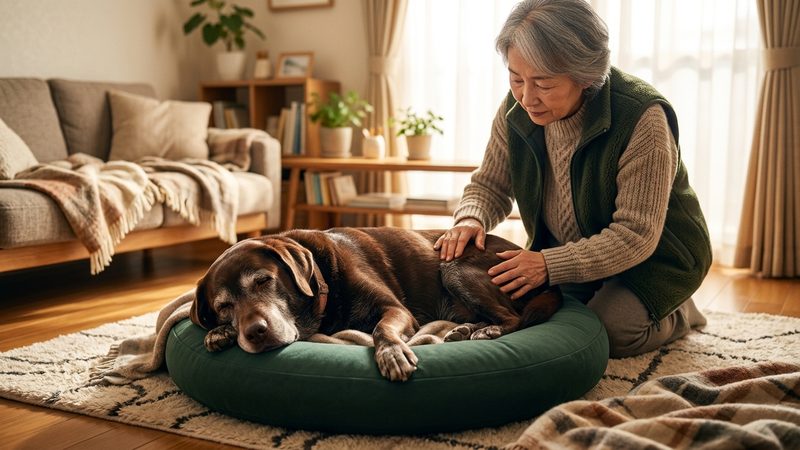 床ずれが進んでいる?受診すべき「危険なサイン」|シニア犬の老犬 介護クッション