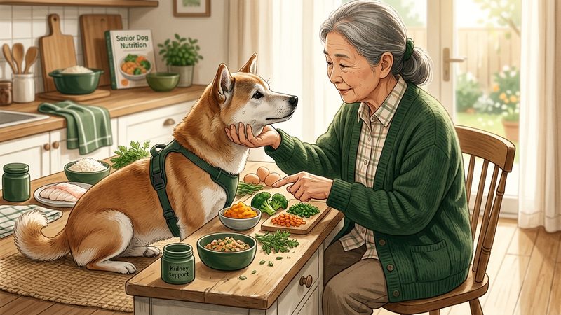 腎臓に優しい食材の選び方と絶対に避けたい成分｜シニア犬の老犬 腎臓病 手作り フード