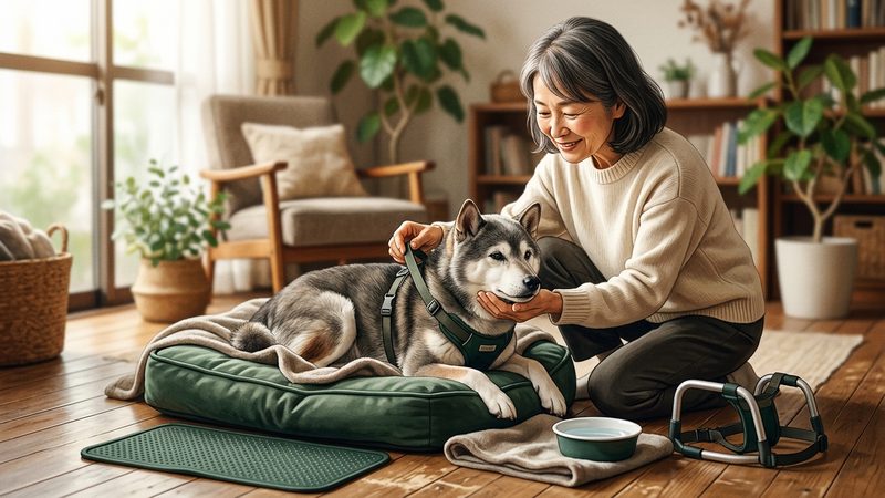 介護用品を使うときに気をつけたいこと|シニア犬の老犬 介護 必要なもの