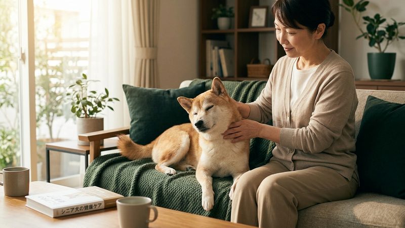 病院に行くべきタイミングと、様子を見てよいサイン｜シニア犬の老犬 首捻転 マッサージ