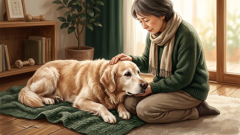 病院に行くべきタイミング|シニア期に見逃したくないサイン|シニア犬のゴールデンレトリーバー ラブラドールレトリーバー 違い