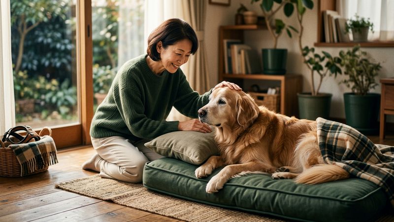 大型犬の老犬介護で知っておきたい特別な注意点|シニア犬の介護 老犬