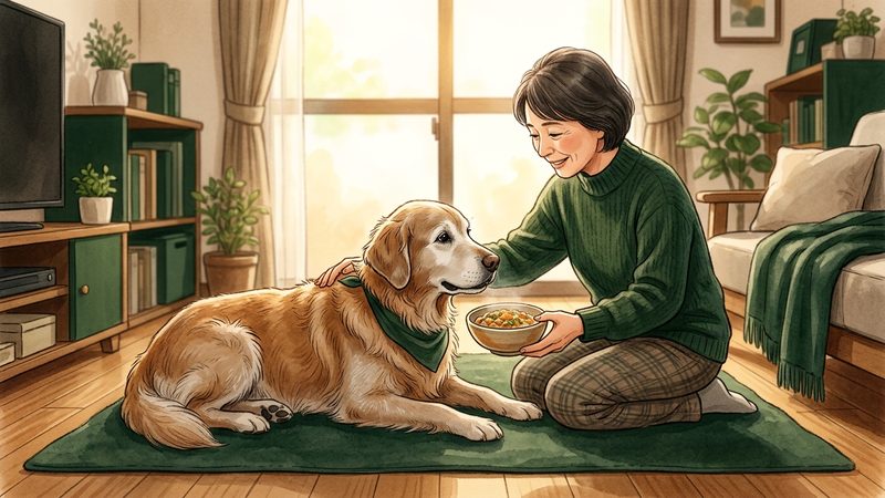 大型犬のシニア期こそ、食事の工夫が愛犬を守る｜シニア犬のシニア犬 ご飯食べない