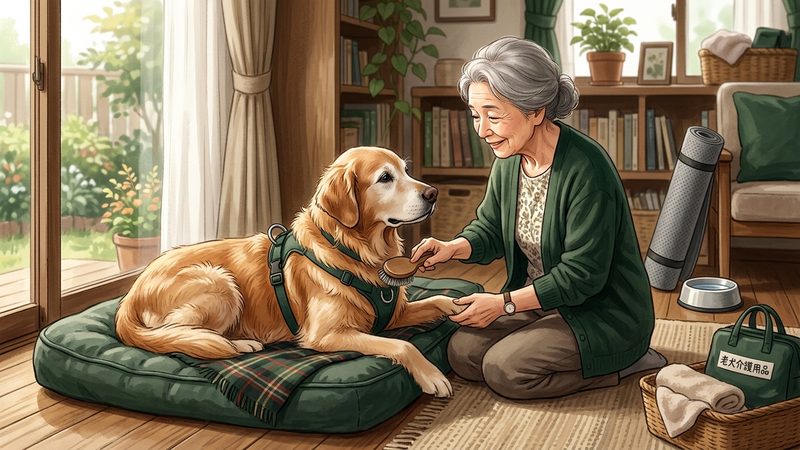 大型犬の老犬介護用品選びで知っておきたい注意点｜シニア犬の老犬 介護用品