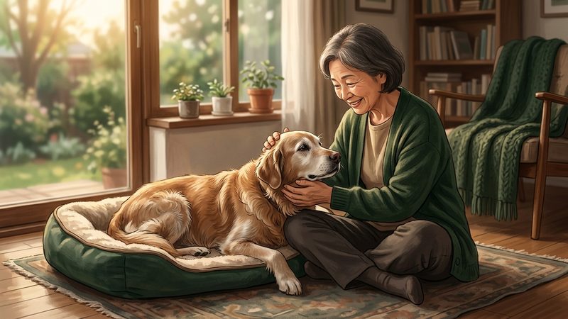 大型犬の飼い主さんへ――ゴールデン・ラブラドールのケアで気をつけること|シニア犬の老犬認知症 末期症状